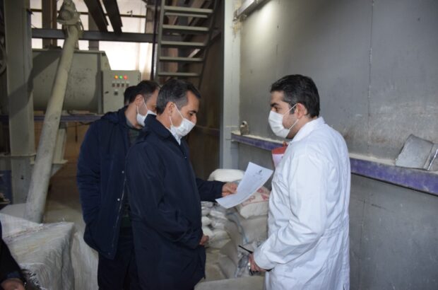بازدید مدیر کل دامپزشکی استان اردبیل از کارخانه خوراک دام و طیور و مکمل آبزیان زیبا دانه