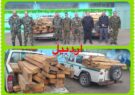 کشف ۵۸ اصله چوب آلات قاچاق جنگلی در استان اردبیل