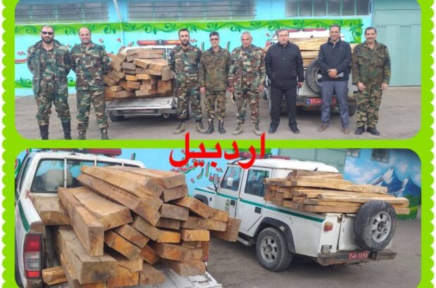 کشف ۵۸ اصله چوب آلات قاچاق جنگلی در استان اردبیل
